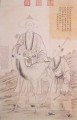Emperador Qianlong coleccionando Lingzhi Lang brillante tinta china antigua Giuseppe Castiglione